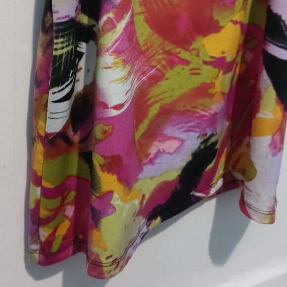 CDP & CO Spaghetti Strap Adjustable Abstract Print Tank Top Size Large - Picture 8 of 9